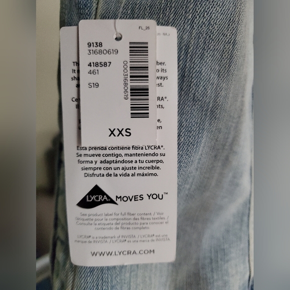 CLEARANCE: BNWT Distressed Jean Jacket - Picture 3 of 4